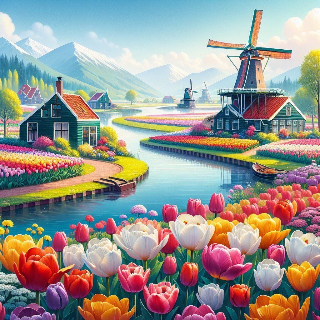 Trải nghiệm mùa hoa tulip Hà Lan và những điểm đến hấp dẫn