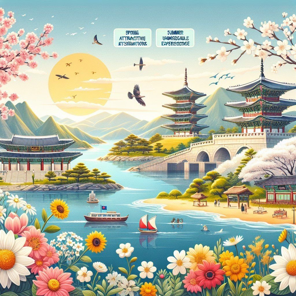 Trải nghiệm tuyệt vời mùa xuân - hè tại Hàn Quốc