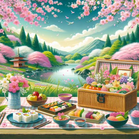 Thưởng Thức Hương Vị Mùa Xuân Với Hộp Cơm Hanami Bento