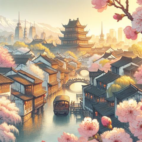 Khám Phá Mùa Xuân Tô Châu - Thiên Đường Hoa Đào Đầy Đầy Sức Sống