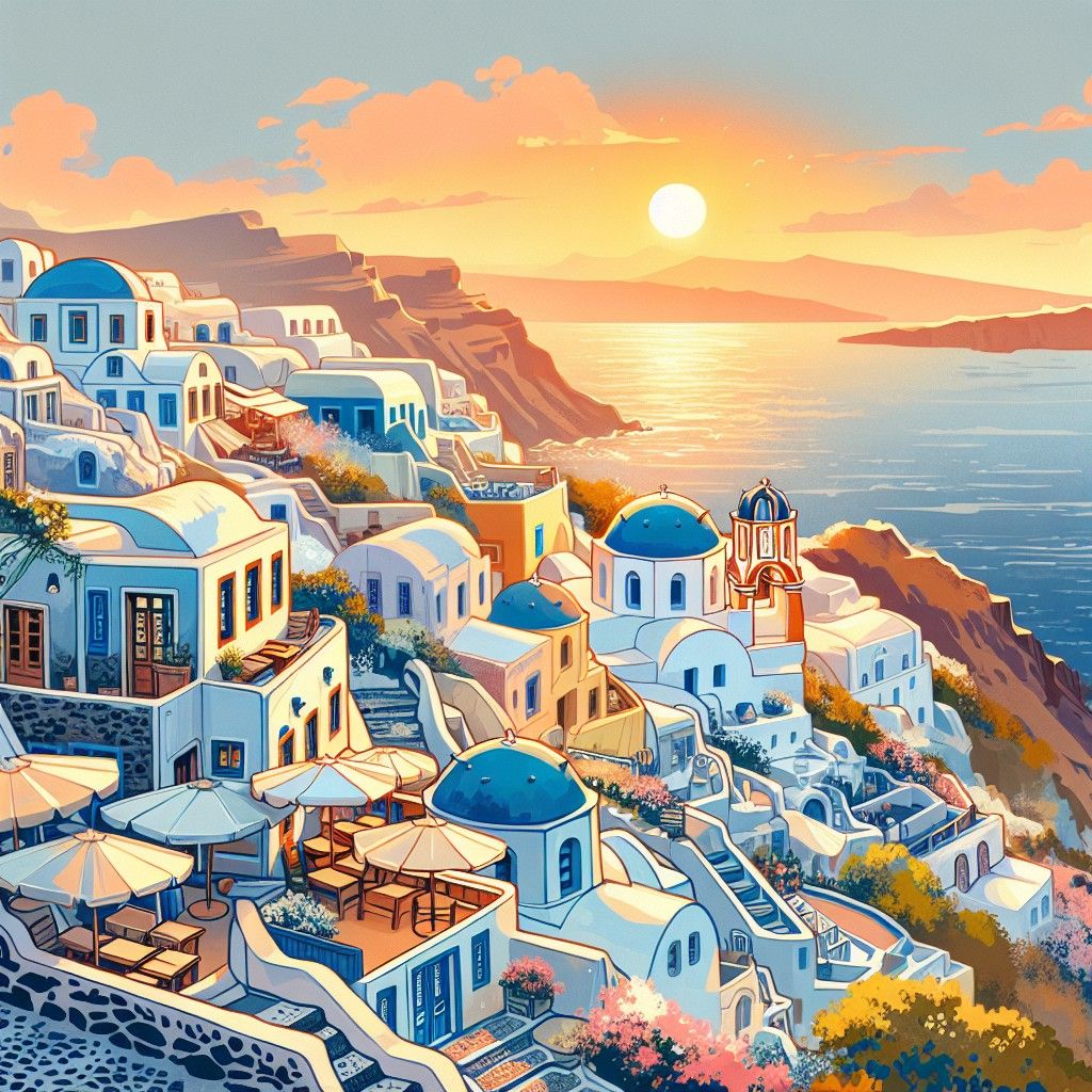 Khám Phá Thiên Đường Biển Xanh Santorini (Hy Lạp)