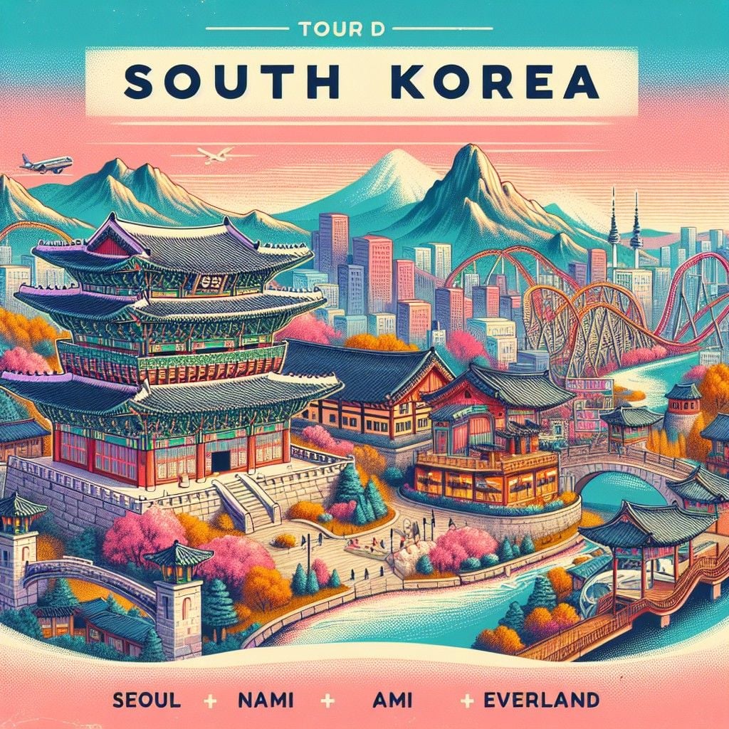 Chuyến Du Lịch 4 Ngày 3 Đêm Đến Seoul, Nami và Everland