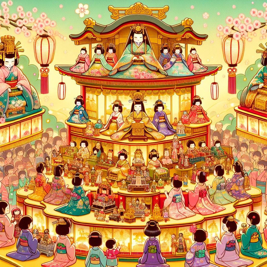 Lễ hội Hinamatsuri (Lễ hội Búp bê) – 3/3: Một Ngày Đặc Biệt Cho Các Cô Gái Nhật Bản