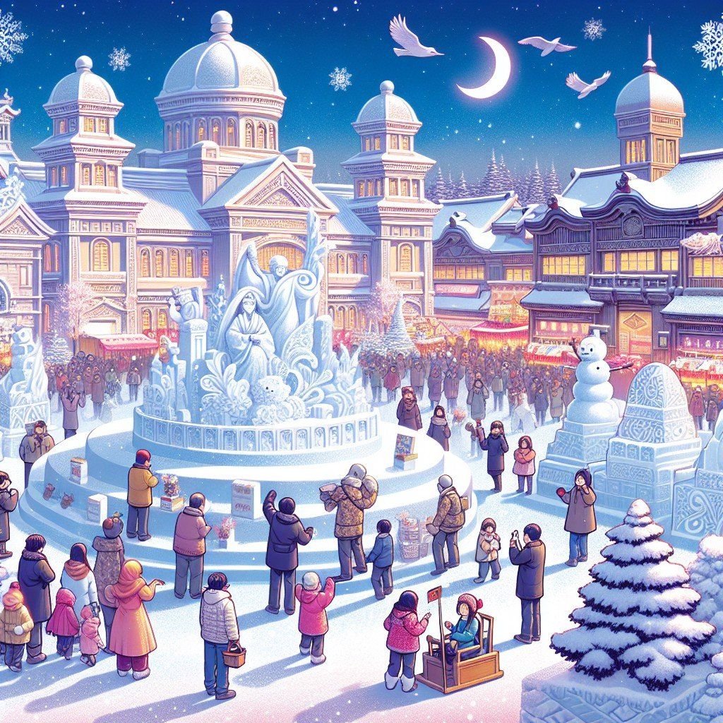 Lễ hội Yuki Matsuri (Lễ hội tuyết) – Tháng 2
