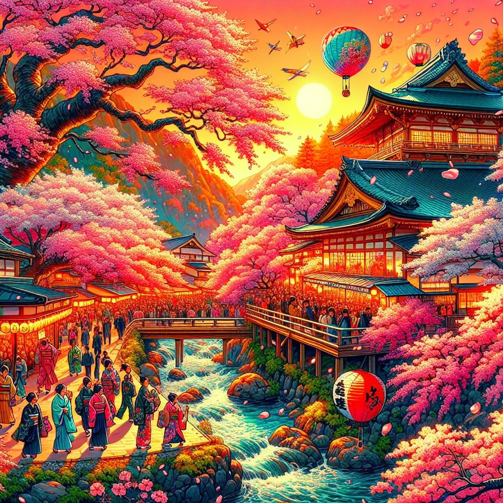 Lễ hội hoa anh đào Hirosaki – Nền văn hóa và vẻ đẹp tự nhiên