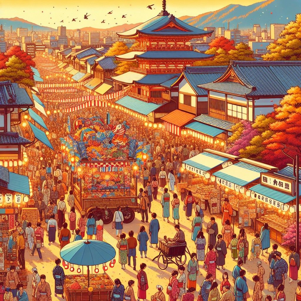 Lễ hội Kawagoe Festival – Tháng 10: Hòa mình vào không gian văn hóa Nhật Bản