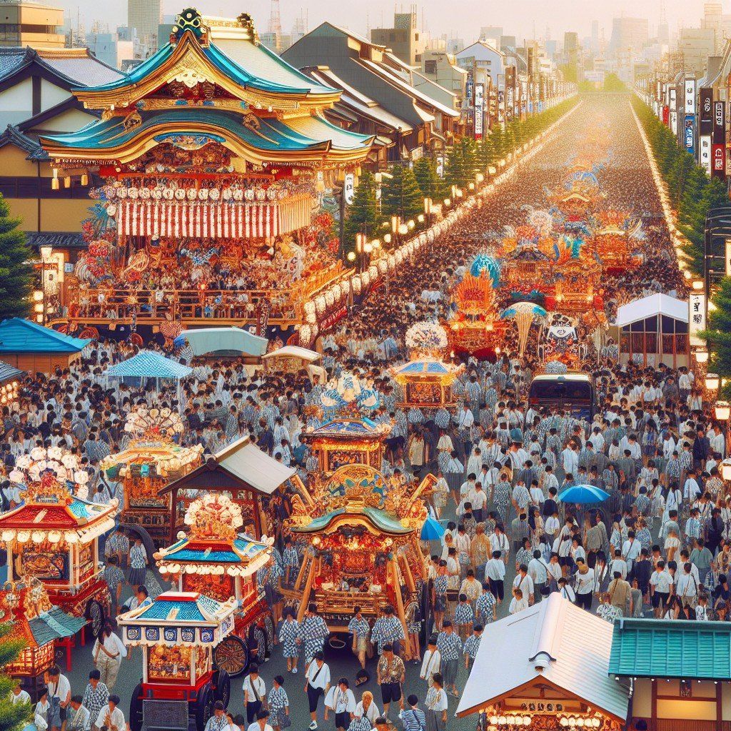 Lễ hội Sanno Matsuri (Tokyo) – Tháng 6 (năm chẵn)