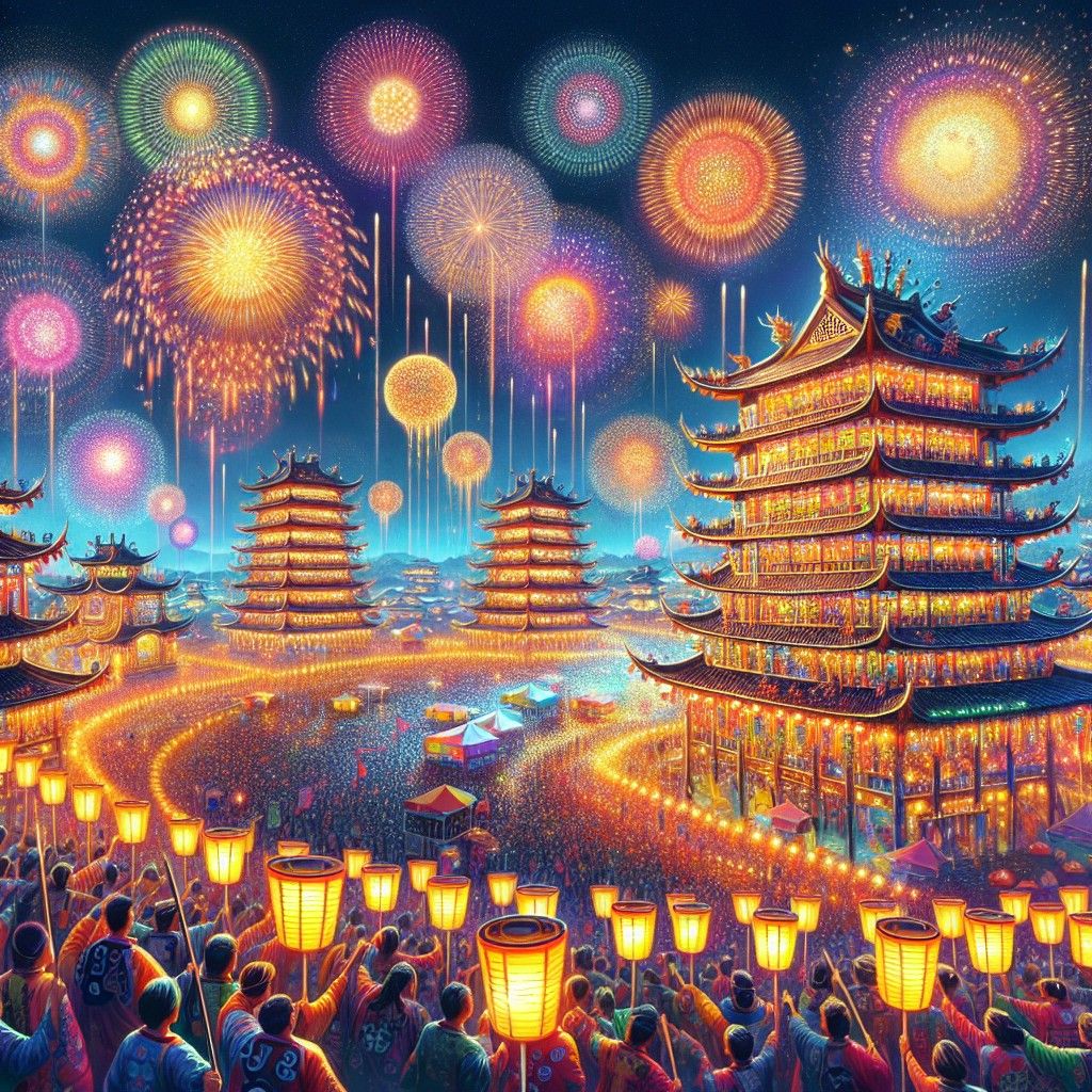 Lễ hội pháo hoa tổ ong Yanshui – Rằm tháng Giêng (âm lịch)