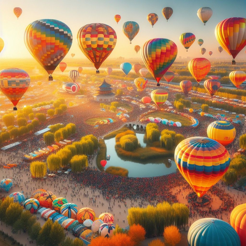 Lễ hội Khinh khí cầu Thiên Tân – Khám phá bầu trời tháng 10
