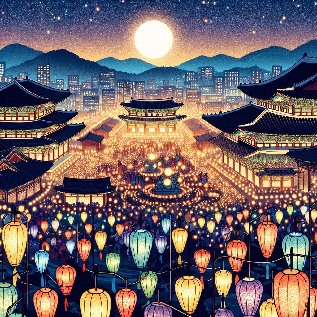 Lễ hội Đèn lồng Jinju Namgang Yudeung – Tháng 10