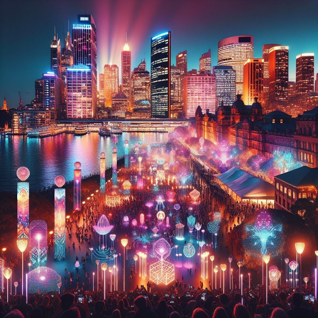 Vivid Sydney – Khám Phá Lễ Hội Ánh Sáng và Nghệ Thuật Độc Đáo Tại Sydney