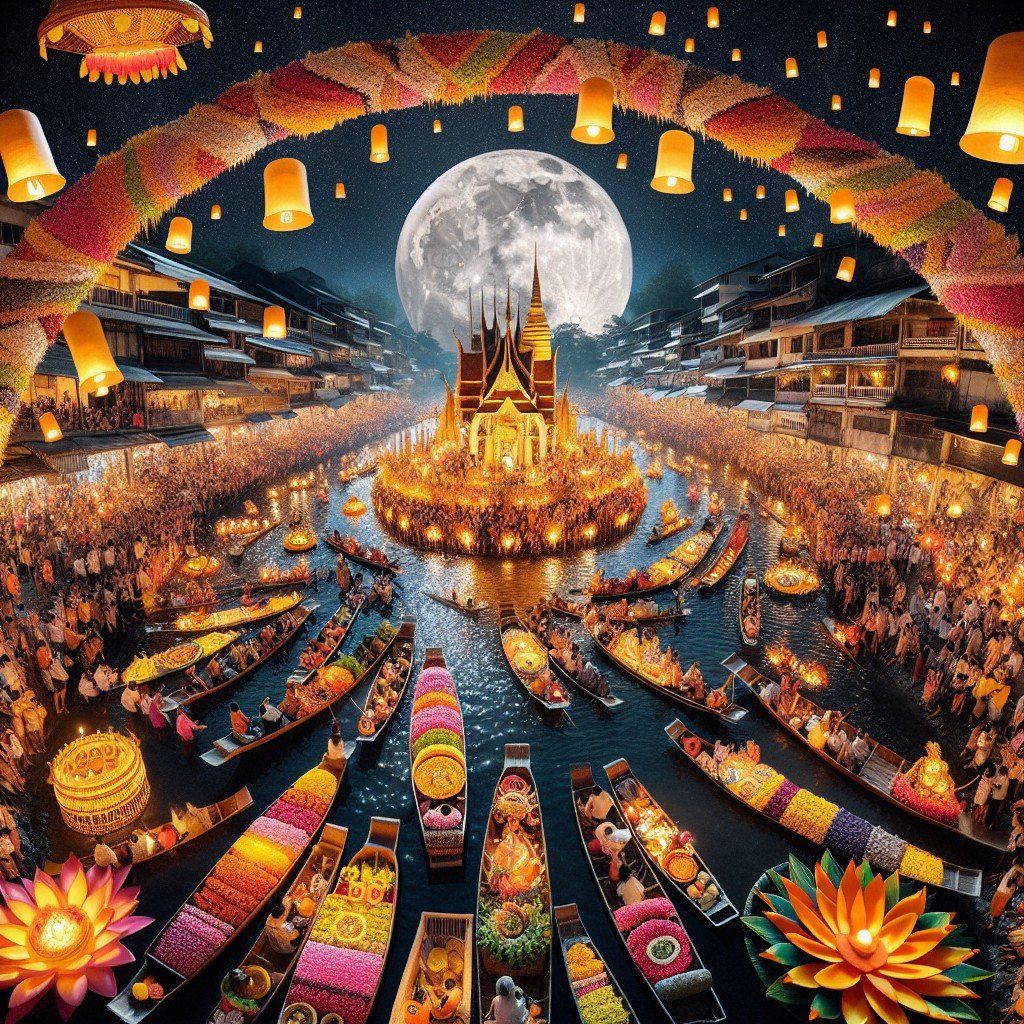 Loy Krathong - Lễ hội Hoa đăng tại Thái Lan