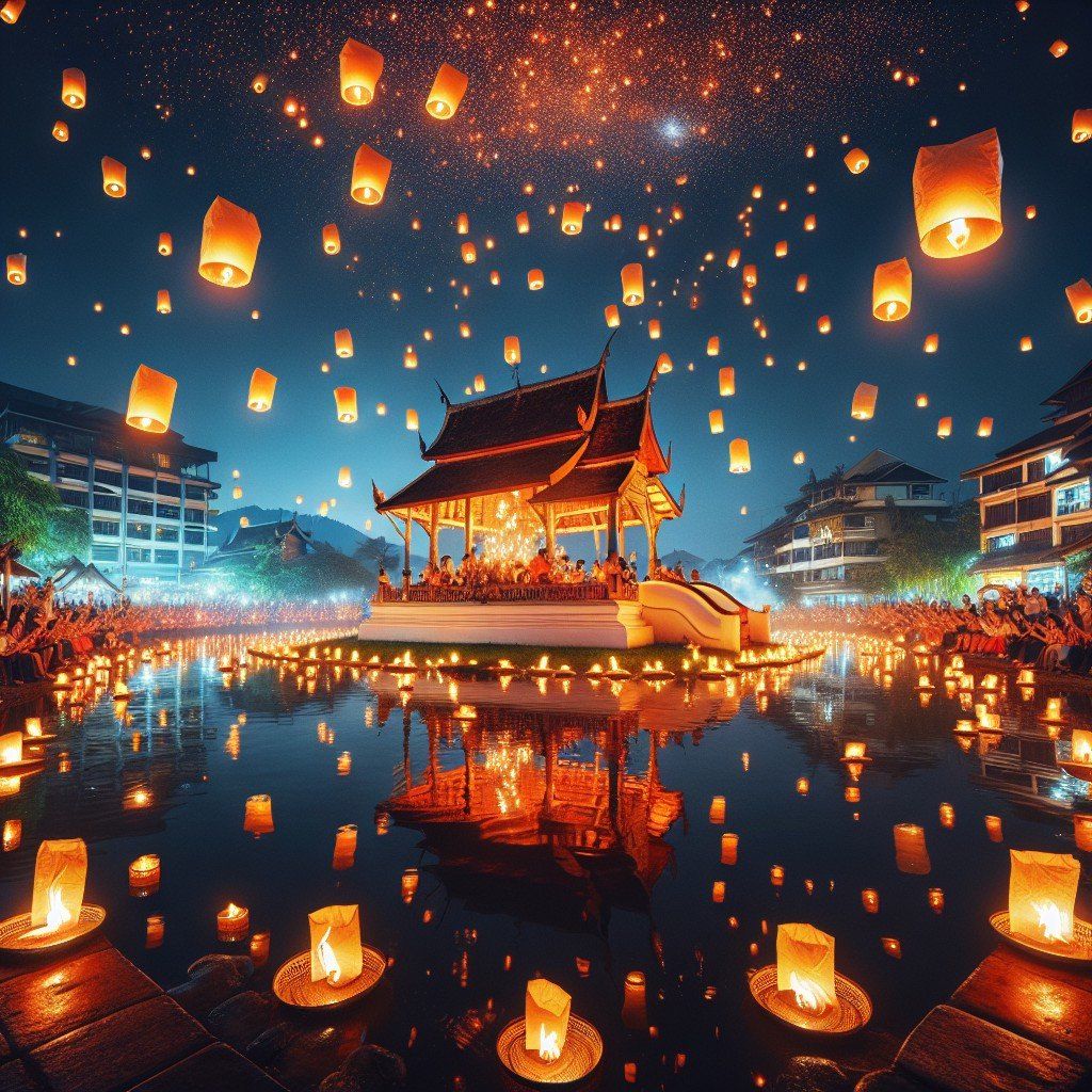 Yi Peng – Lễ hội Đèn Trời tại Chiang Mai