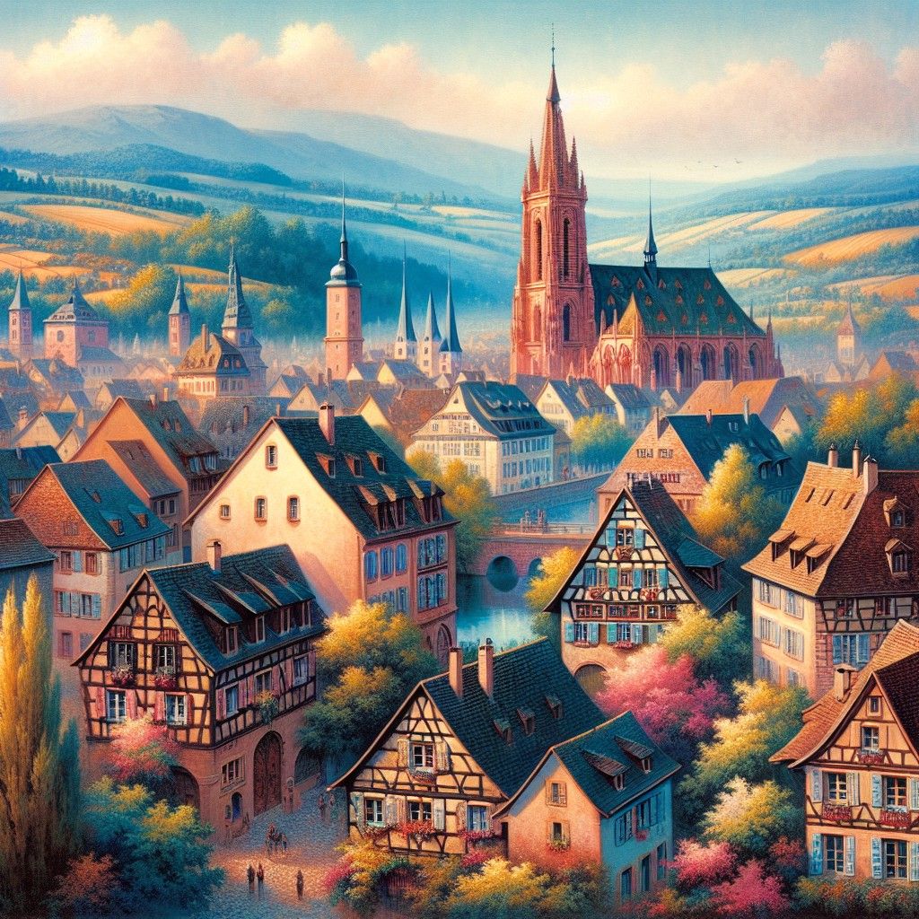 Dấu ấn thơ mộng vùng Alsace – Strasbourg & Colmar