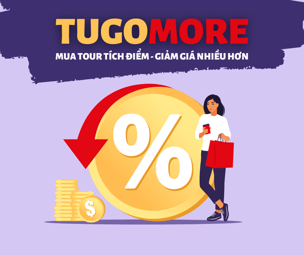 TugoMore: Chương trình Mua Tour Tích Điểm