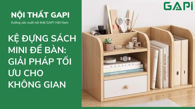 Top 5+ Kệ Đựng Sách Mini Để Bàn – Giải Pháp Lưu Trữ Thông Minh Cho Phòng Nhỏ