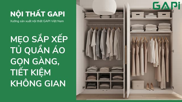 30+ Cách Sắp Xếp Tủ Quần Áo Gọn Gàng Và Tiết Kiệm Không Gian