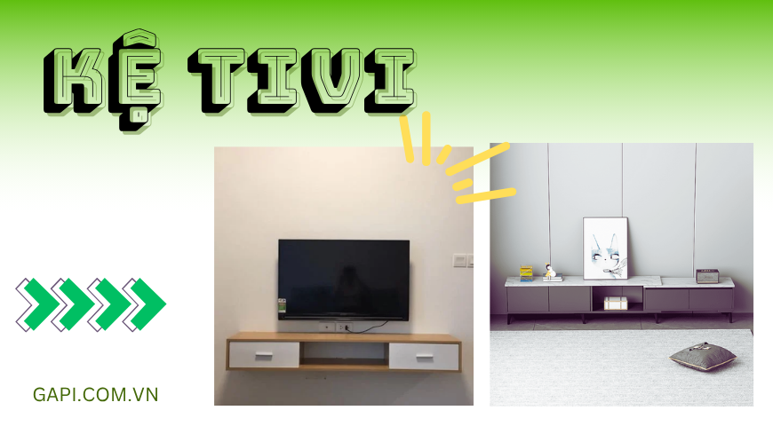 Kệ tivi treo tường