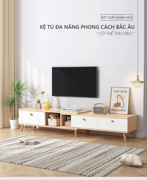 kệ tivi thông minh thay đổi kích thước