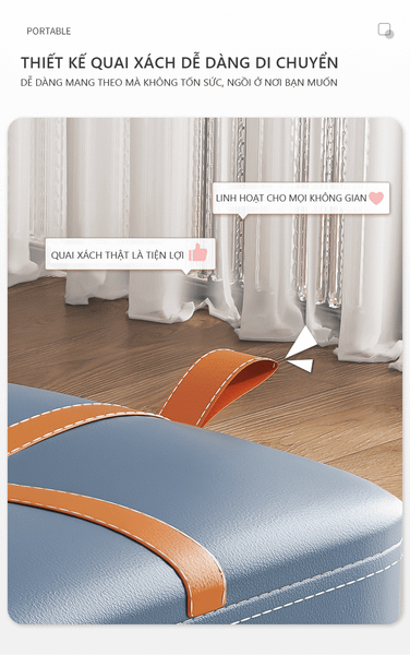 ghế đôn sofa bọc da