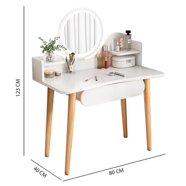 bàn trang điểm có gương led