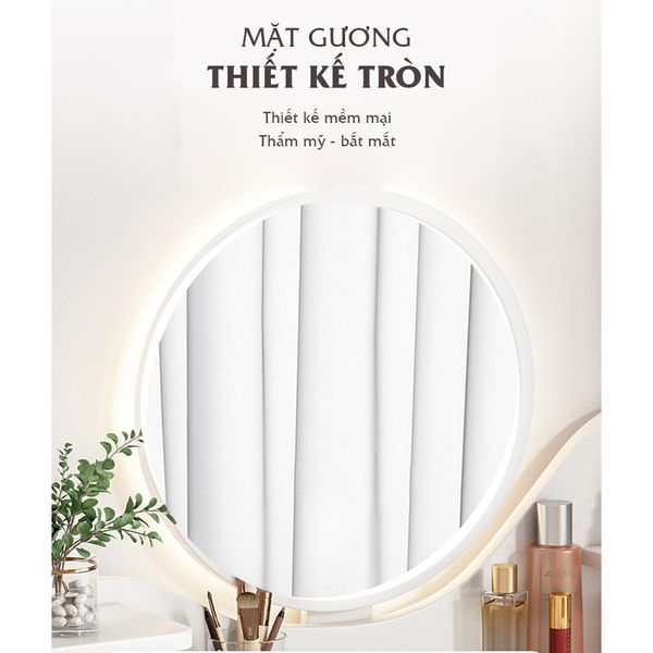 bàn trang điểm gỗ mdf