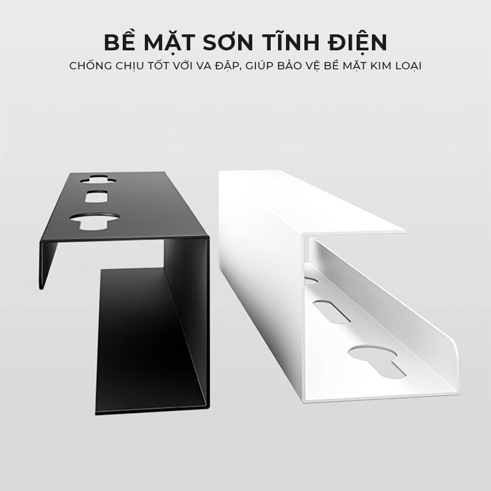 Khay đi dây điện gầm bàn làm việc tiện ích