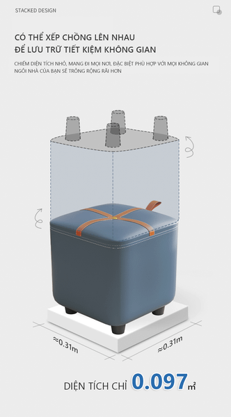 ghế đôn sofa bọc da