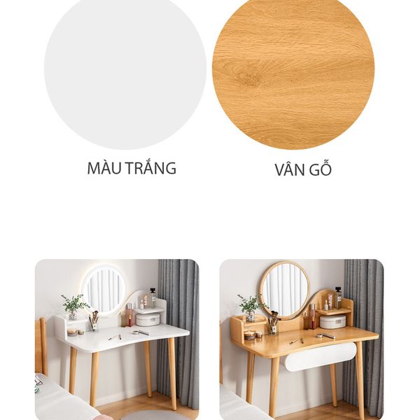 bàn trang điểm có gương led