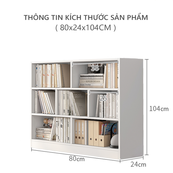 kệ sách để sàn đa năng