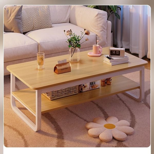 bàn trà sofa phòng khách 2 tầng