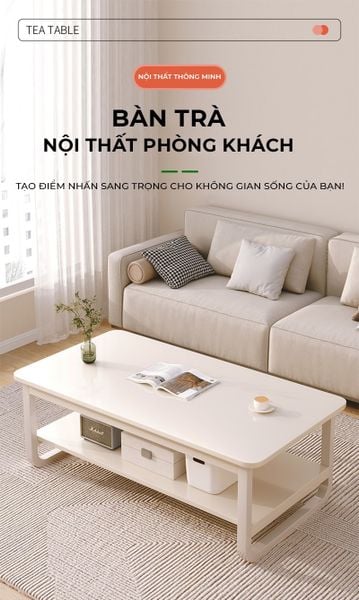 bàn trà sofa phòng khách 2 tầng