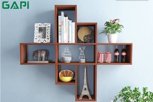 kích thước kệ sách treo tường