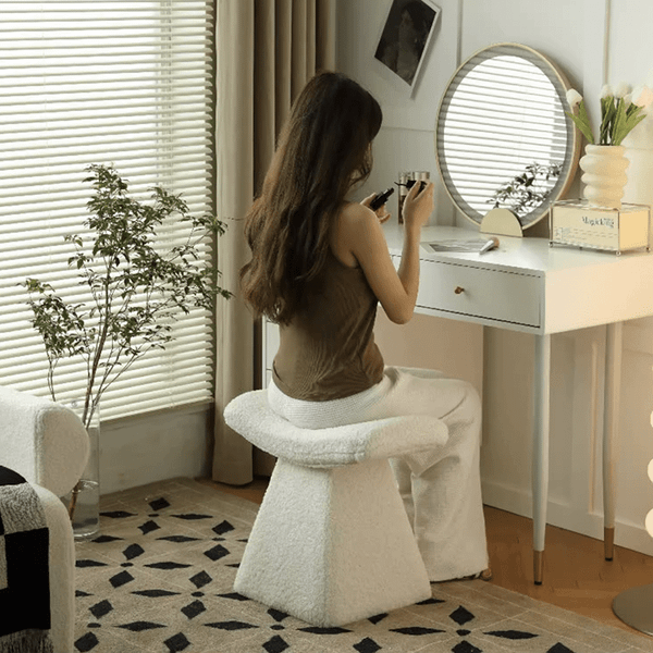 ghế trang điểm phong cách bắc âu