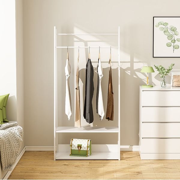 giá treo quần áo gỗ mdf