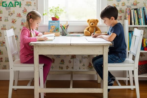 bàn làm việc đôi