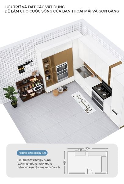 kệ bếp thông minh đa tầng