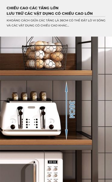 kệ bếp thông minh đa tầng