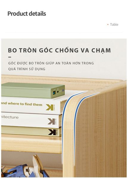 kệ sách gỗ đa tầng