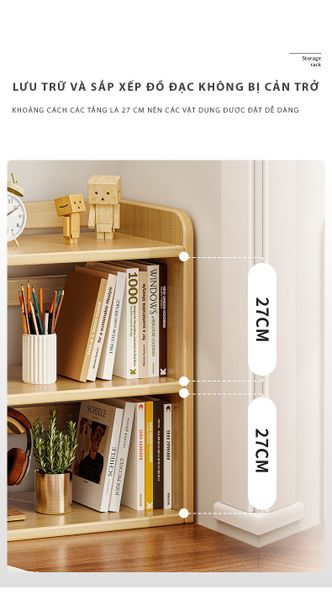 kệ sách gỗ đa tầng