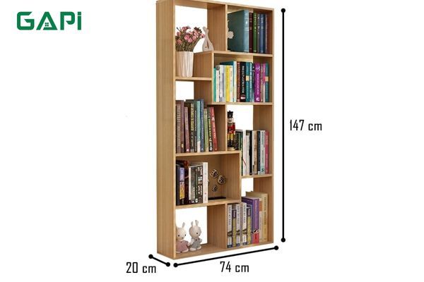 kích thước kệ sách