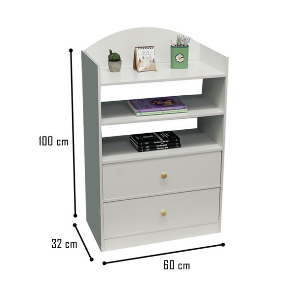 kệ sách nhỏ gọn có ngăn kéo