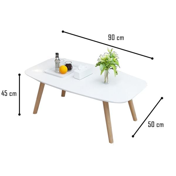 bàn trà phong cách Bắc Âu