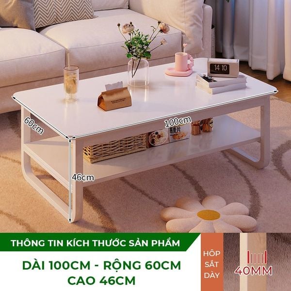 bàn trà sofa phòng khách 2 tầng