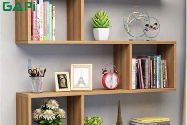 kích thước kệ sách treo tường