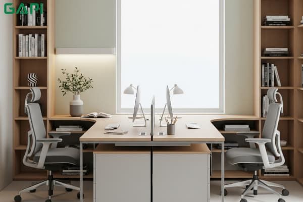 bàn làm việc đôi