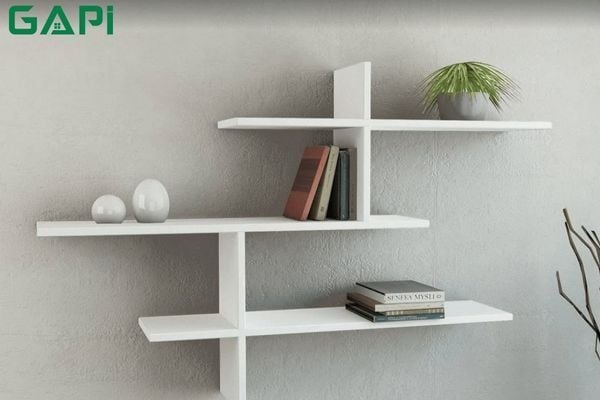 kích thước kệ sách treo tường
