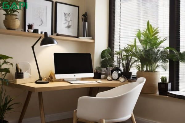 bàn làm việc tại nhà cho freelance