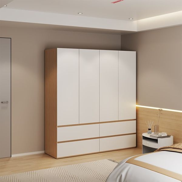 tu-quan-ao-4-canh-to-trang-van-go-gp327