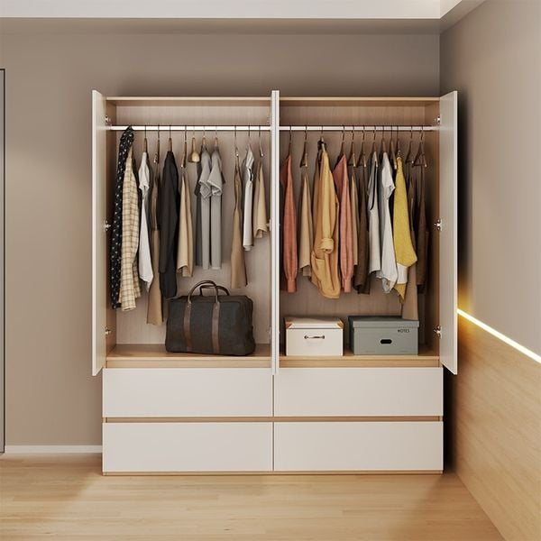 tu-quan-ao-4-canh-to-trang-van-go-gp327